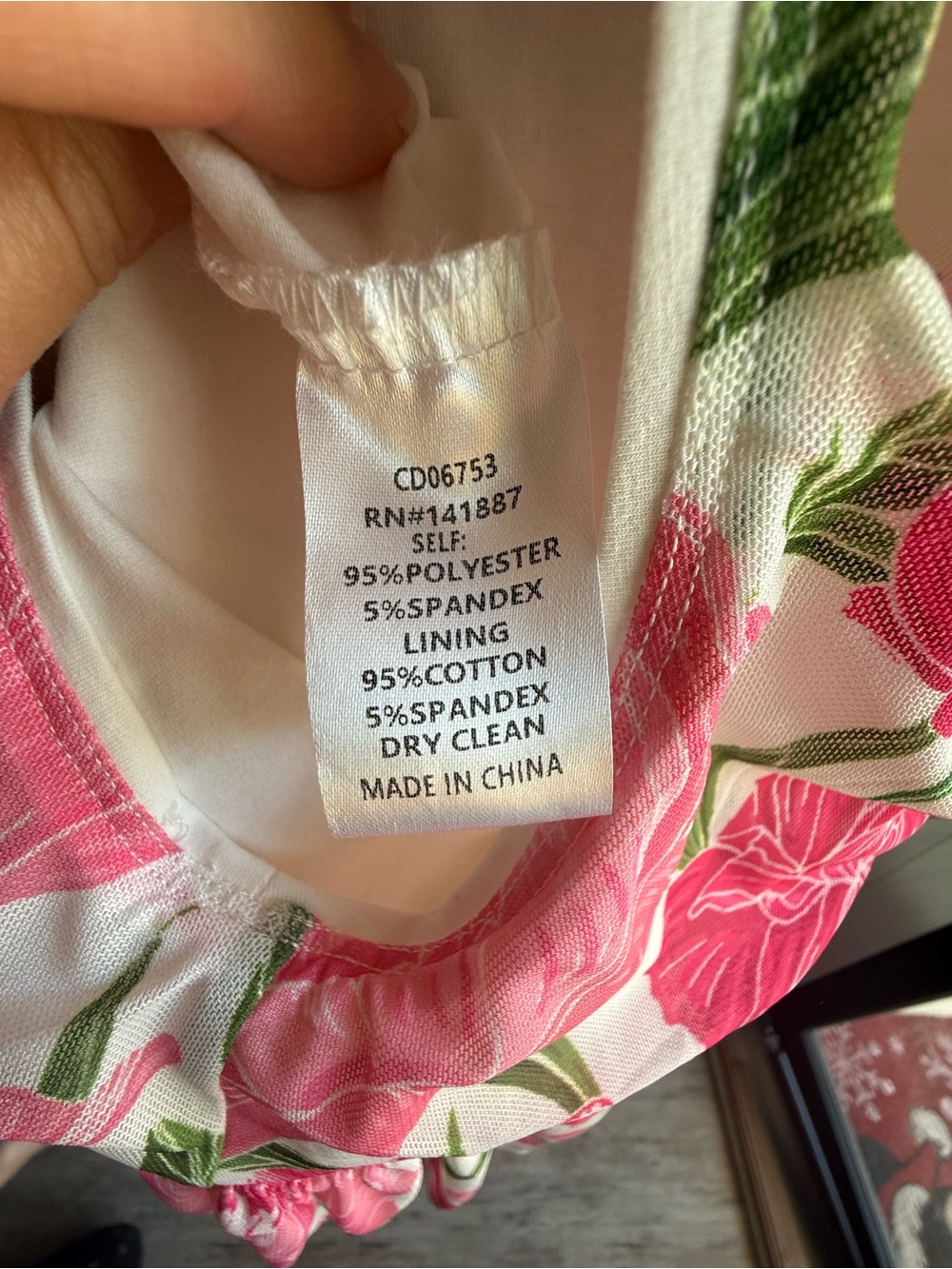NWT PINK FLORAL MESH ATHLETIC DRESS Size Small - Picture 15 of 16